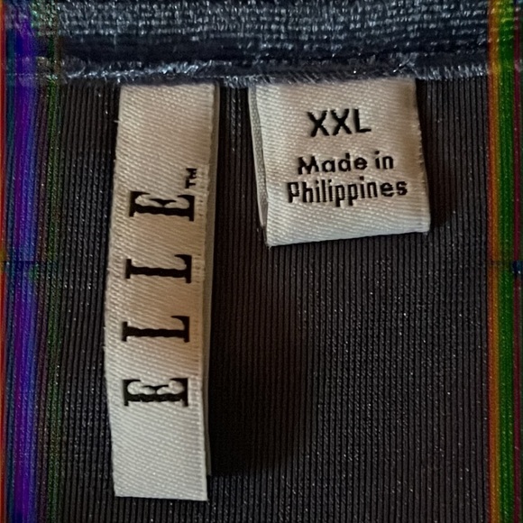 ELLE Kohls Velvet Navy Tank - Picture 5 of 6